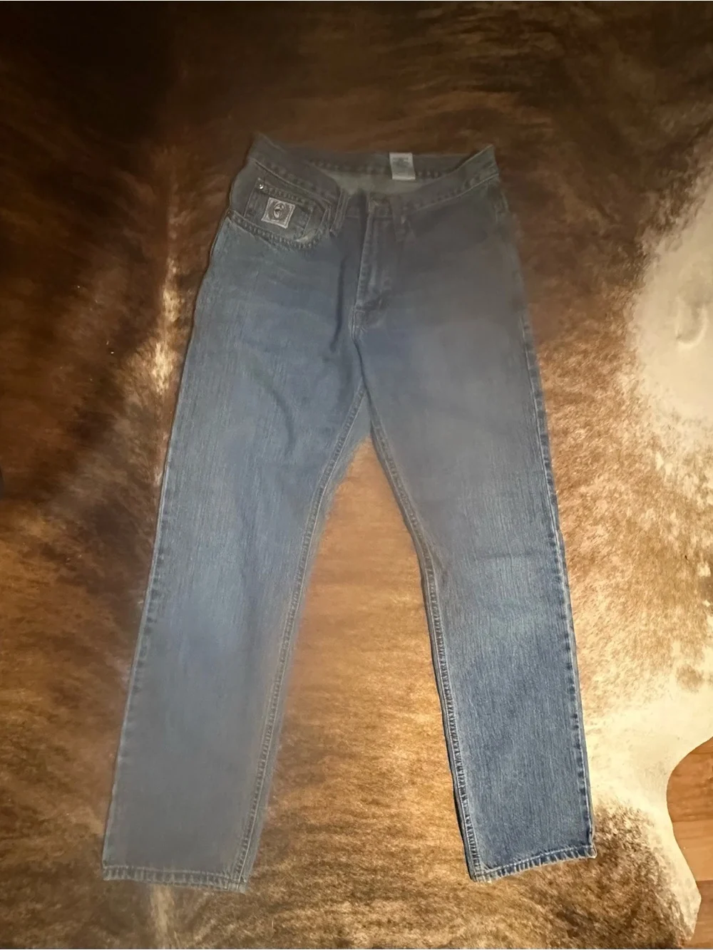 Cinch Black Label Men's Blue Bootcut Jeans